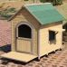 Dog House Outdoor Solid Wood Kennel 